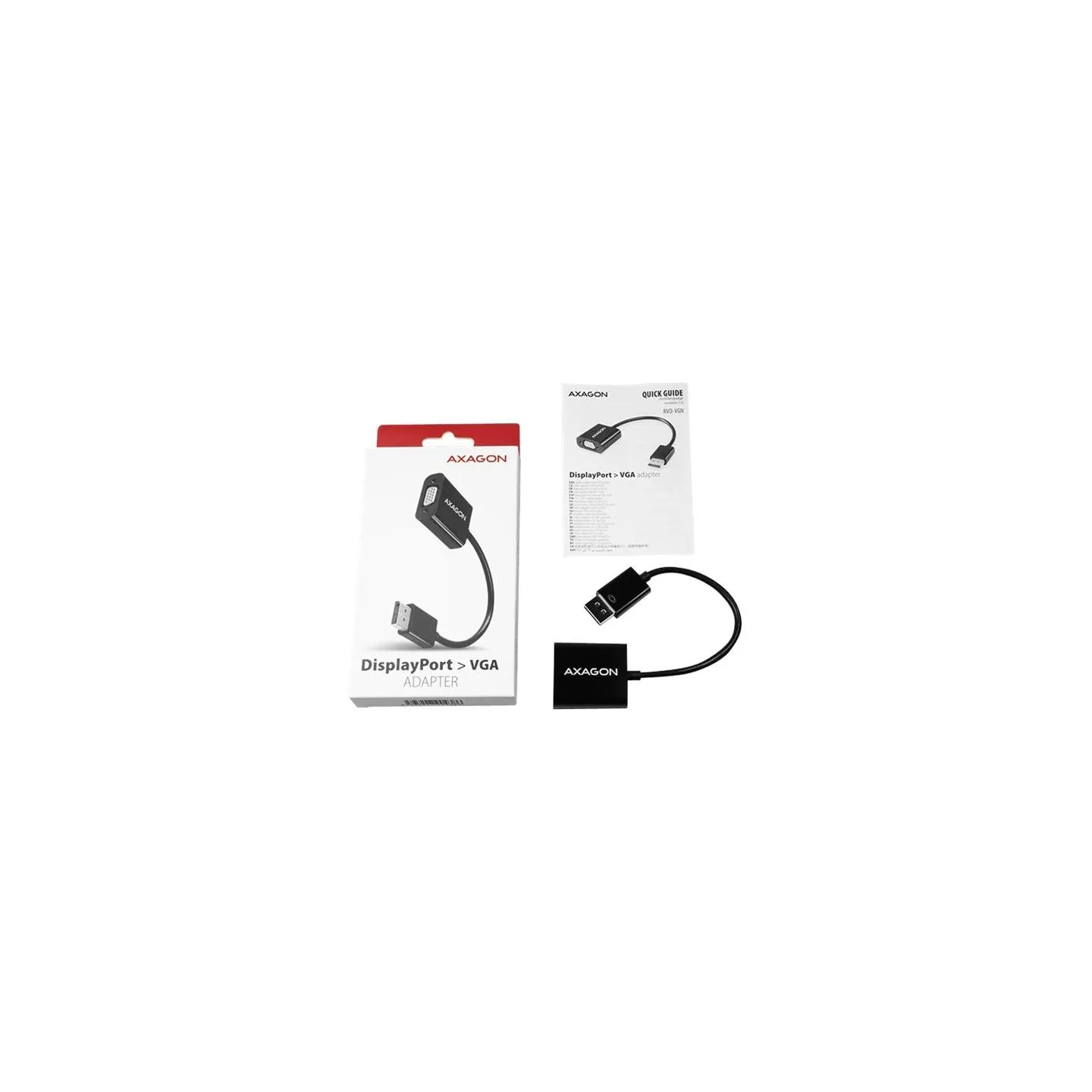Axagon RVD-VGN DisplayPort -> VGA adapter FullHD, 1920*1200