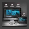 Axagon RVC-HI2M USB-C -> HDMI 2.0 adapter 4K/60Hz Aluminum, 25cm cable