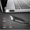 Axagon RVC-HI2M USB-C -> HDMI 2.0 adapter 4K/60Hz Aluminum, 25cm cable
