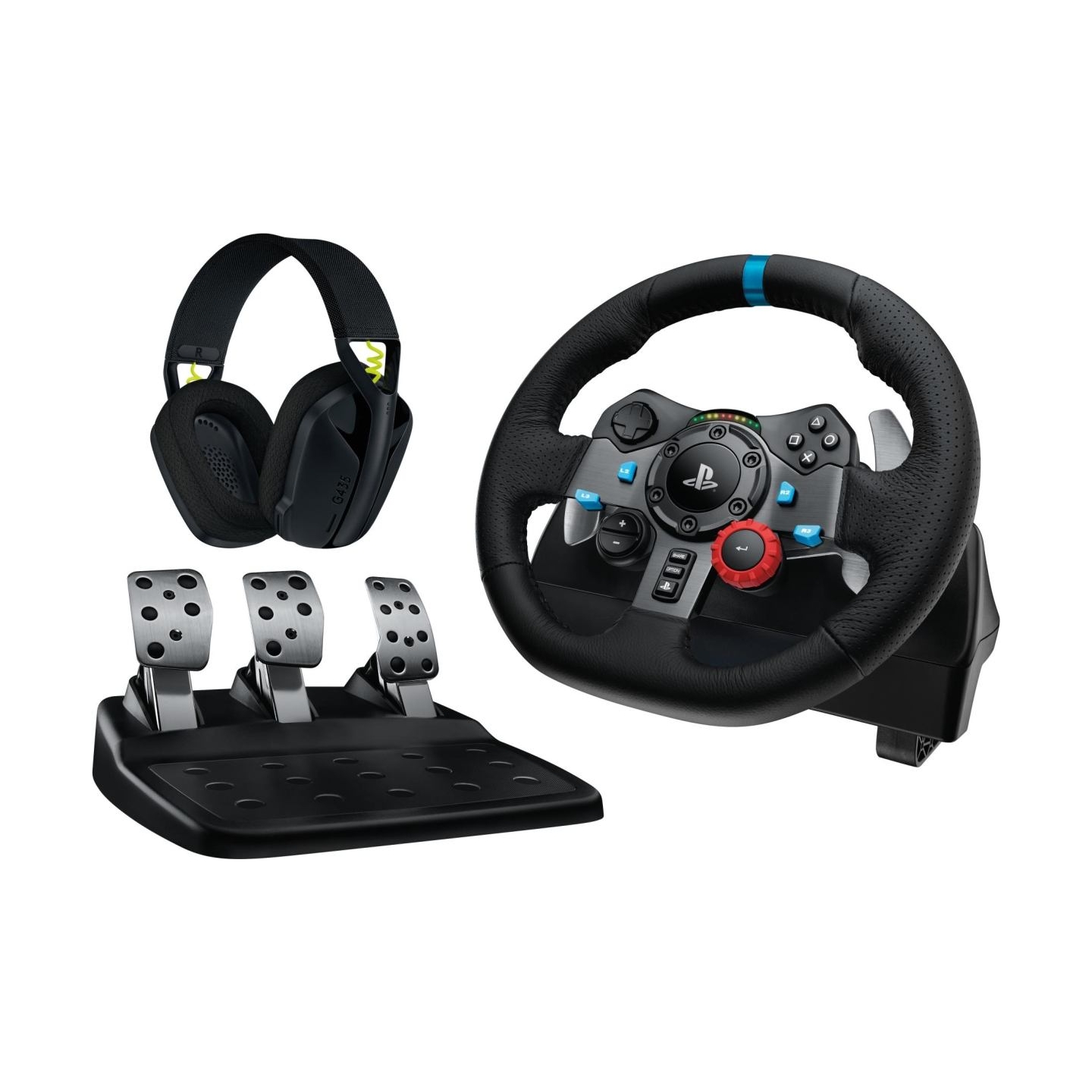 Logitech G29 EU + G435 - BLACK - USB - PLUGC - EMEA-914 - EU