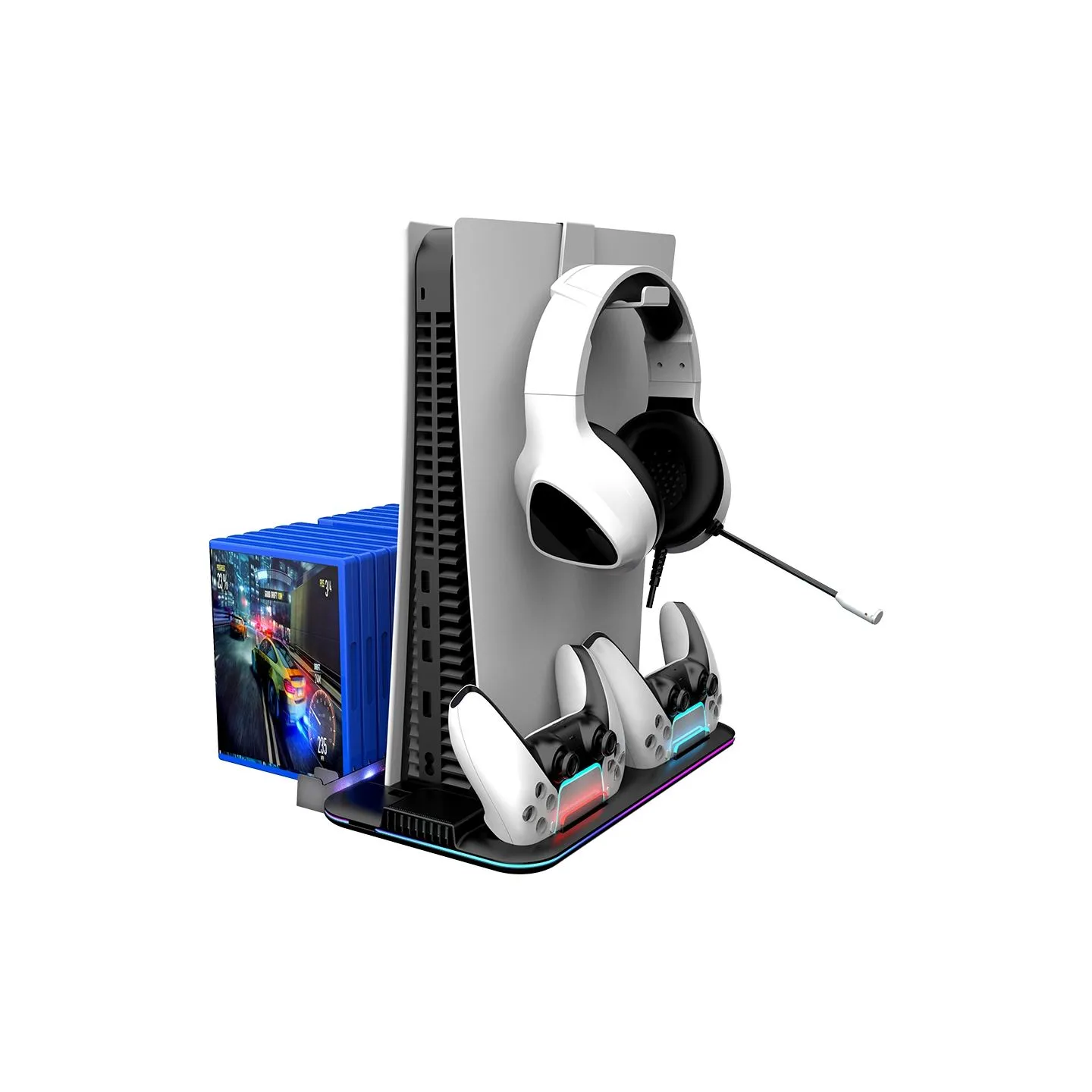 Canyon cooling stand CS-51 RGB PS5 Slim/DE Charge Black