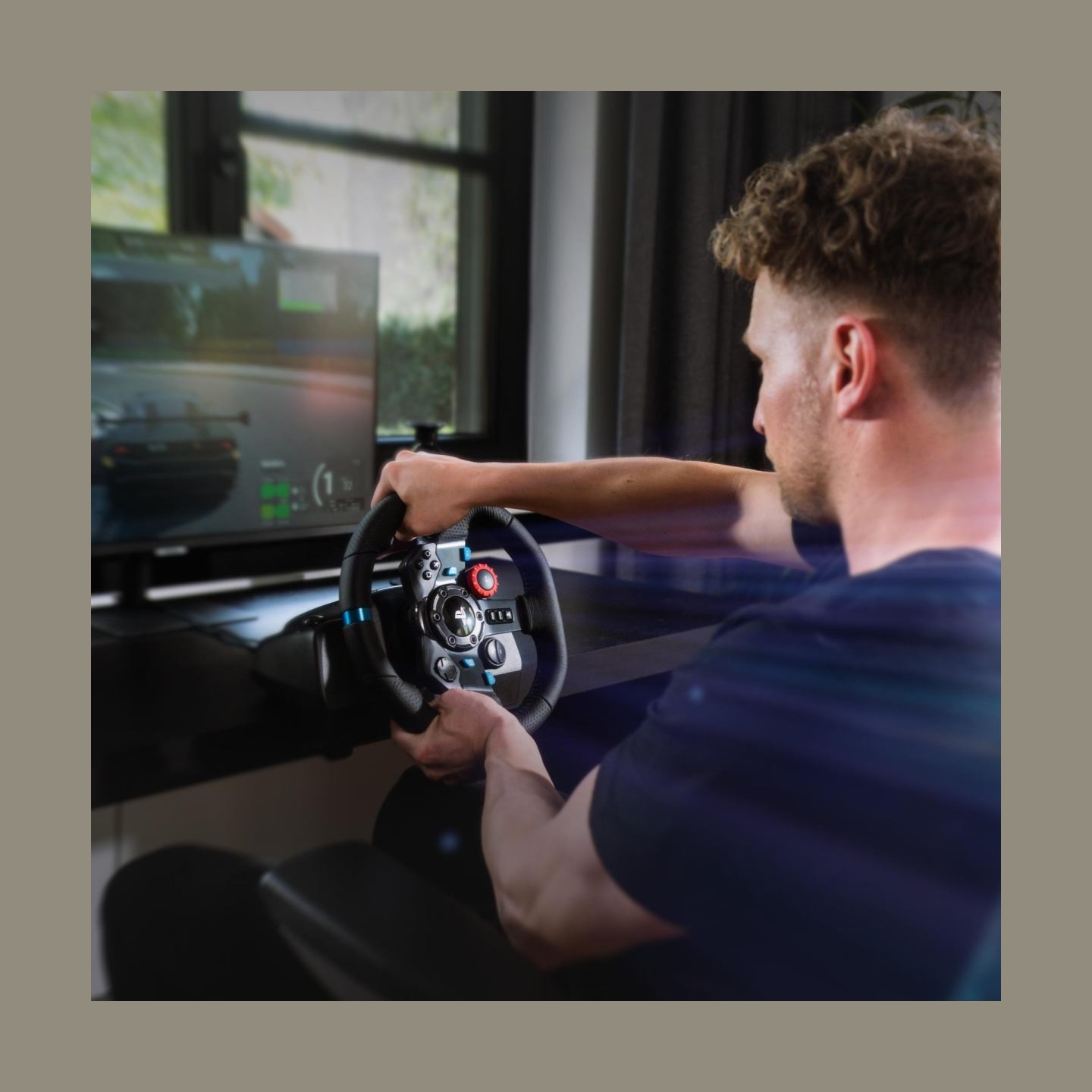 Logitech G29 Driving Force Racing Wheel - PC/PS - BLACK - USB
