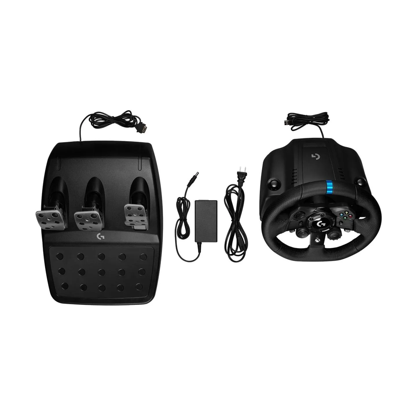 Logitech G923 Racing Wheel and Pedals - PC/PS - BLACK - USB