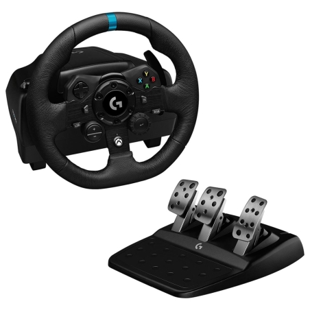 Logitech G923 Racing Wheel and Pedals - PC/XB - BLACK - USB