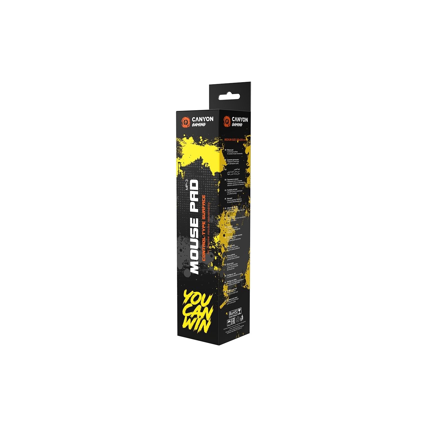Canyon pad MP-3 350x250mm Black