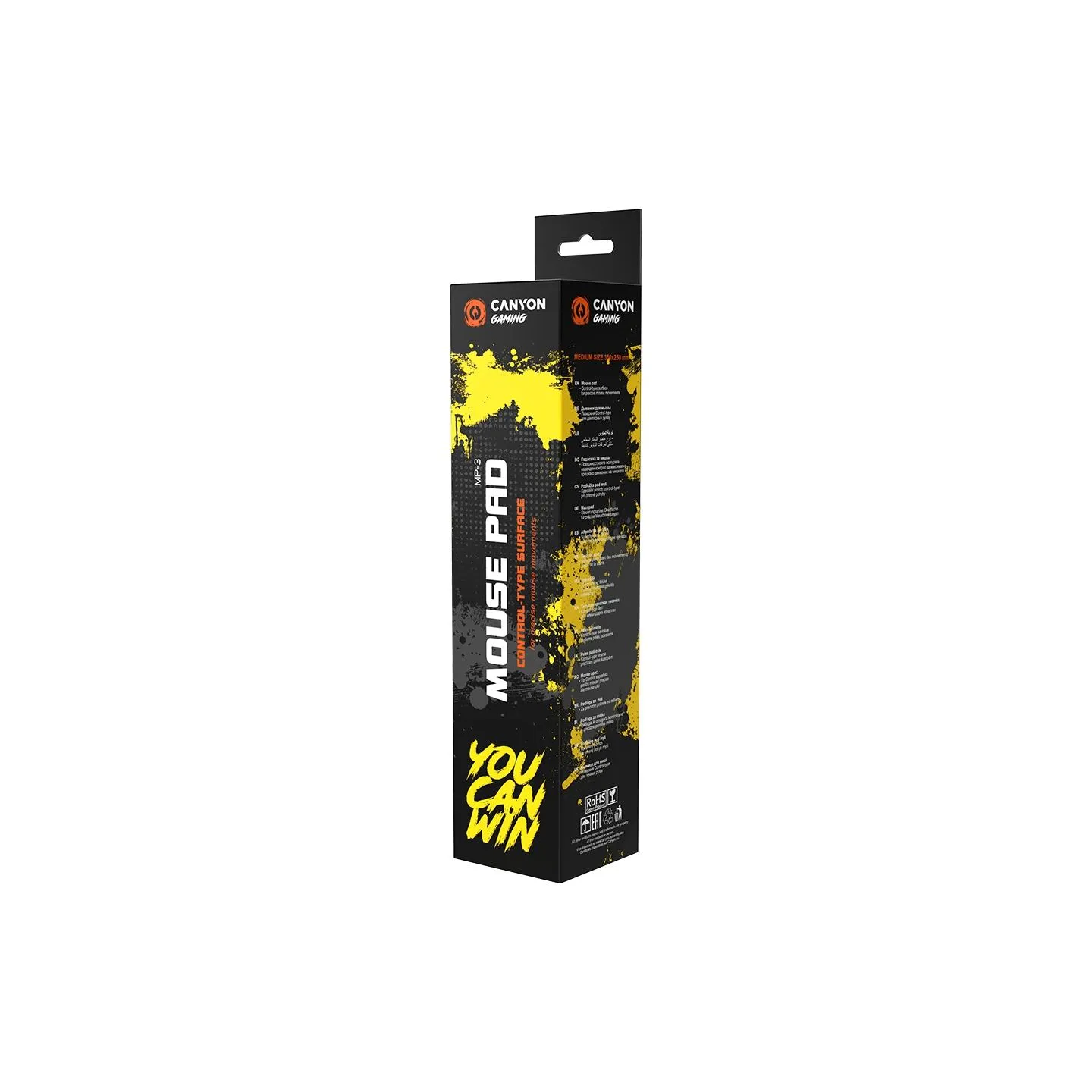 Canyon pad MP-3 350x250mm Black