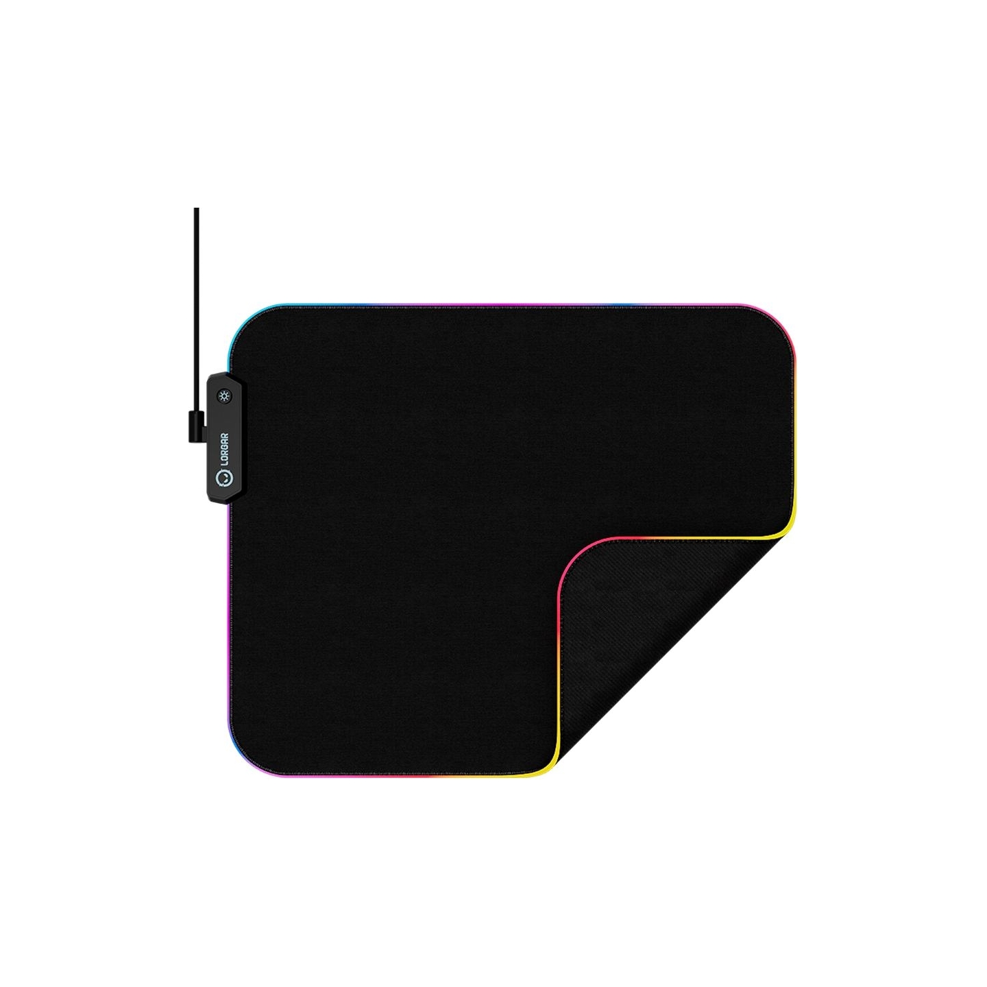 Lorgar Steller 913, Gaming mouse pad, High-speed surface, anti-slip rubber base, RGB backlight, USB connection, Lorgar WP Gamewa
