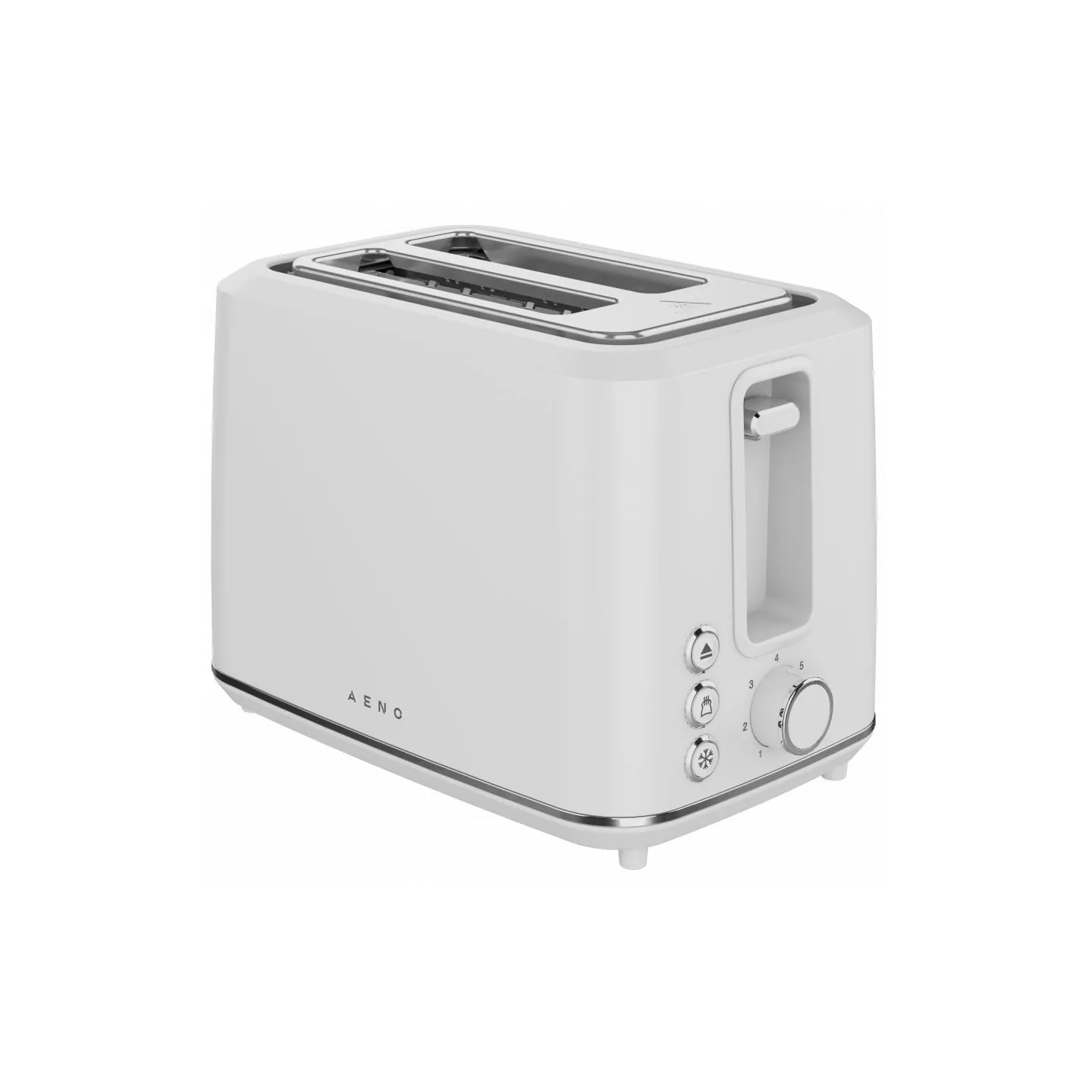 Aeno Electric Toaster, white, 220-240V, 50-60Hz, 920-1080W, 2 slots, 3 modes, 7 browning levels