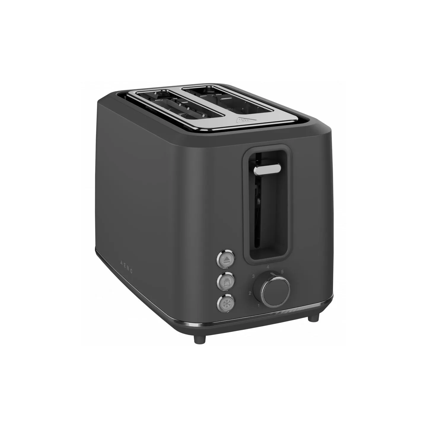 Aeno Electric Toaster, Grey, 220-240V, 50-60Hz, 920-1080W, 2 slots, 3 modes, 7 browning levels