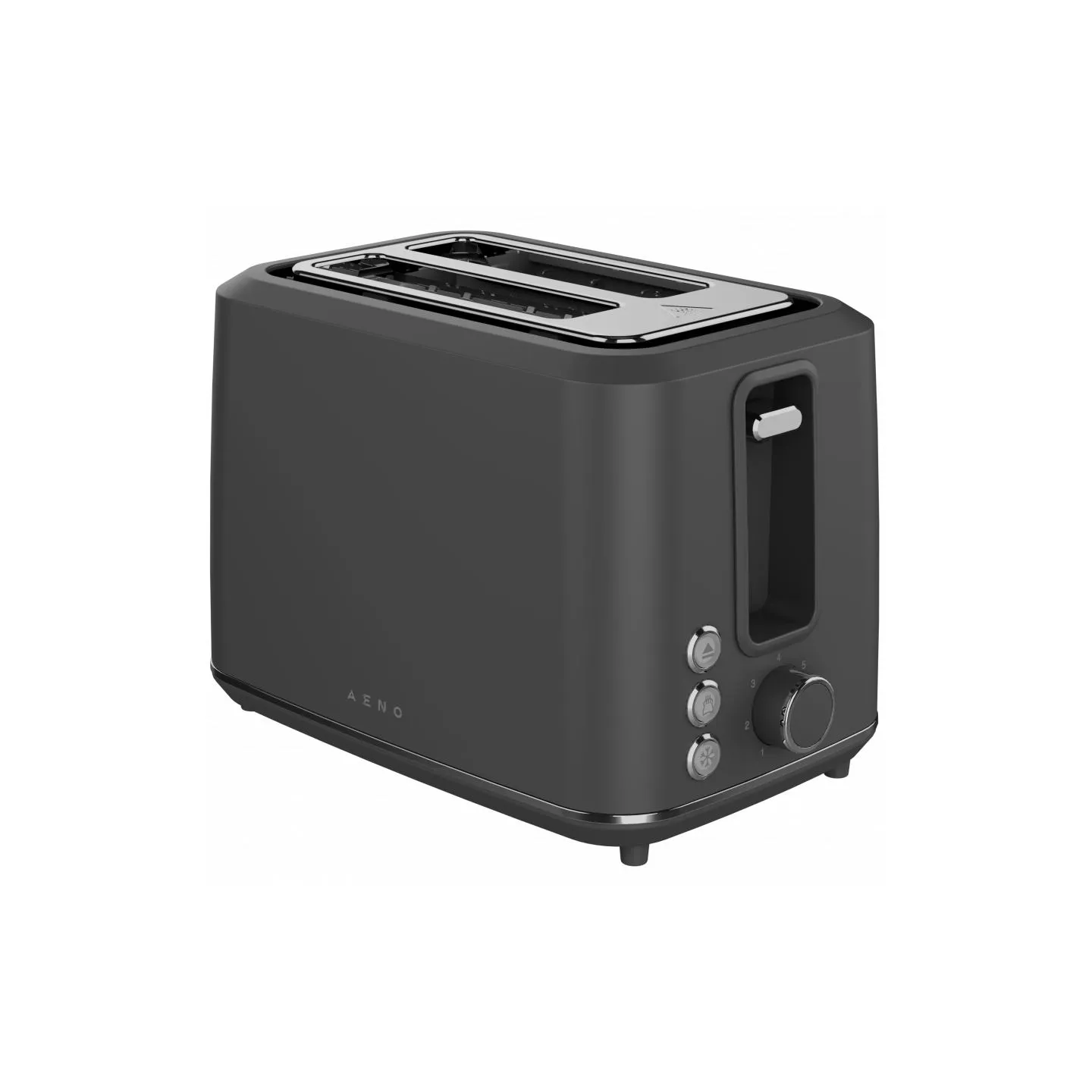 Aeno Electric Toaster, Grey, 220-240V, 50-60Hz, 920-1080W, 2 slots, 3 modes, 7 browning levels