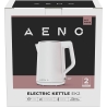 Aeno Electric Kettle EK2: 1850-2200W, 1.5L, Strix, Double-walls, Non-heating body, Auto Power Off, Dry tank Protection