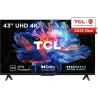 TCL LED 4K TV | 43V6C | 43 | Smart TV | Google TV | UHD | Black