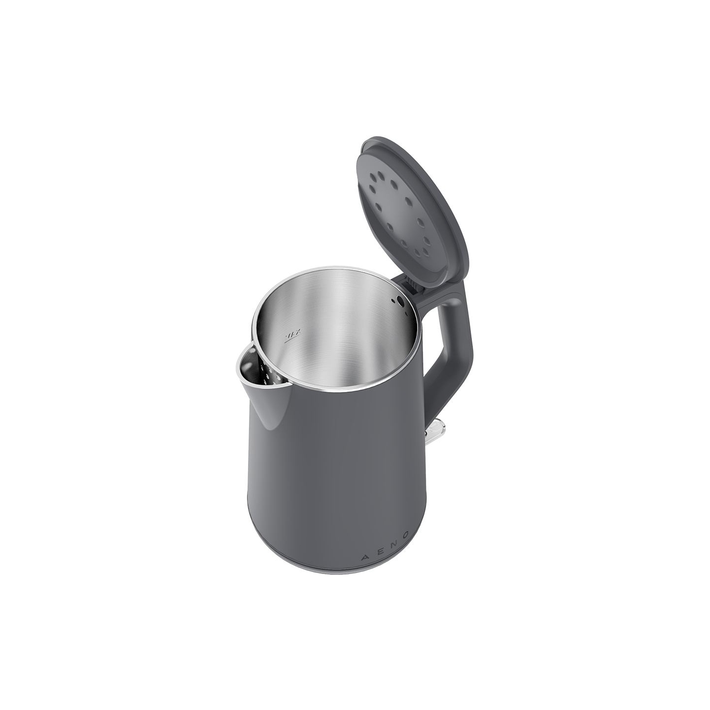 Aeno Electric Kettle EK4: 1850-2200W, 1.5L, Strix, Double-walls, Non-heating body, Auto Power Off, Dry tank Protection