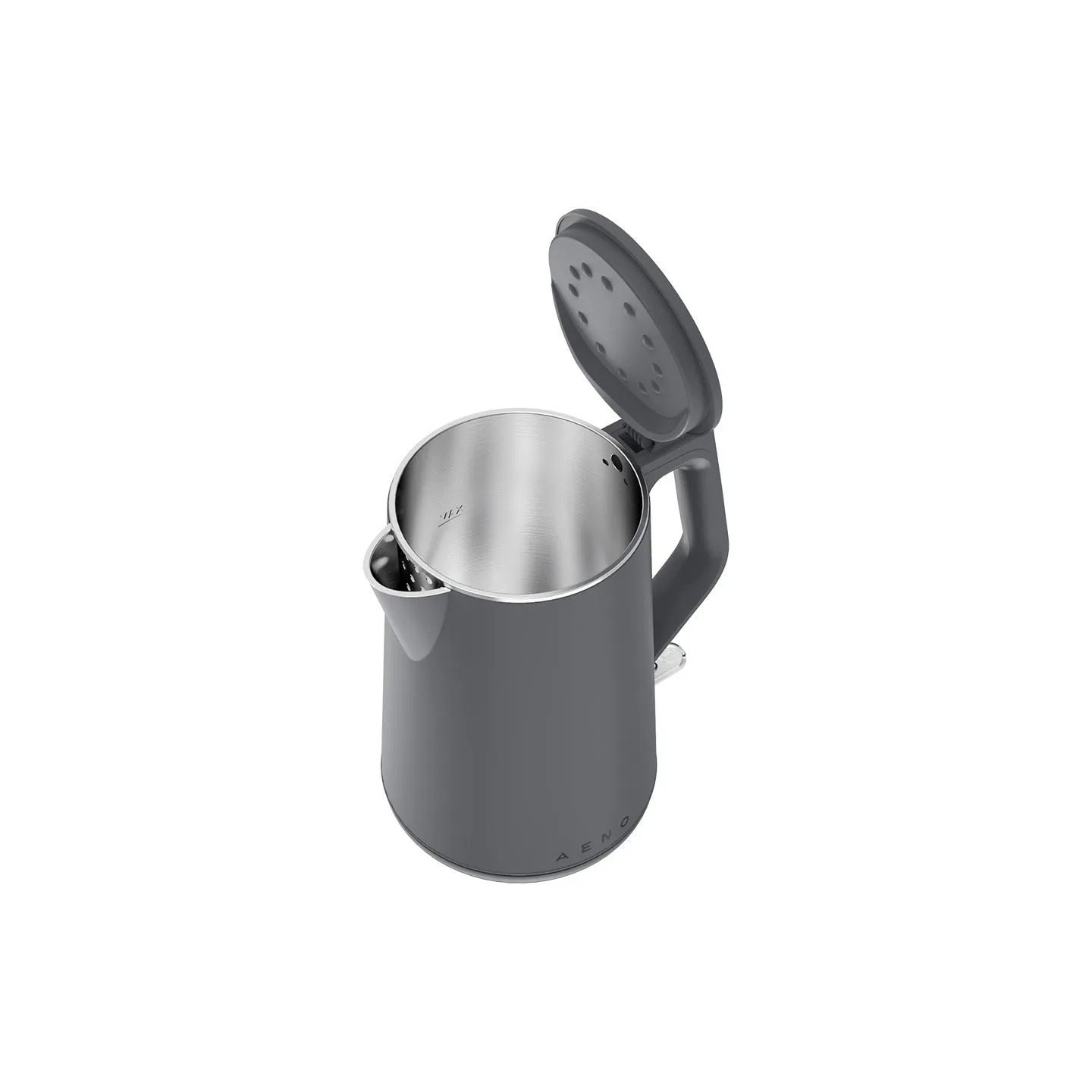Aeno Electric Kettle EK4: 1850-2200W, 1.5L, Strix, Double-walls, Non-heating body, Auto Power Off, Dry tank Protection