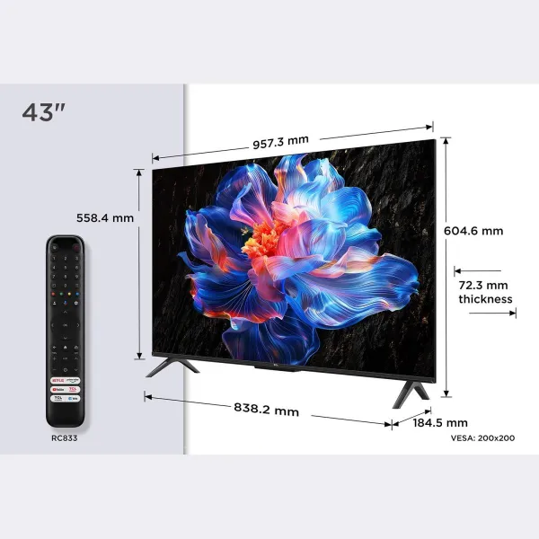 TCL 43-inch LED TV 43V6C