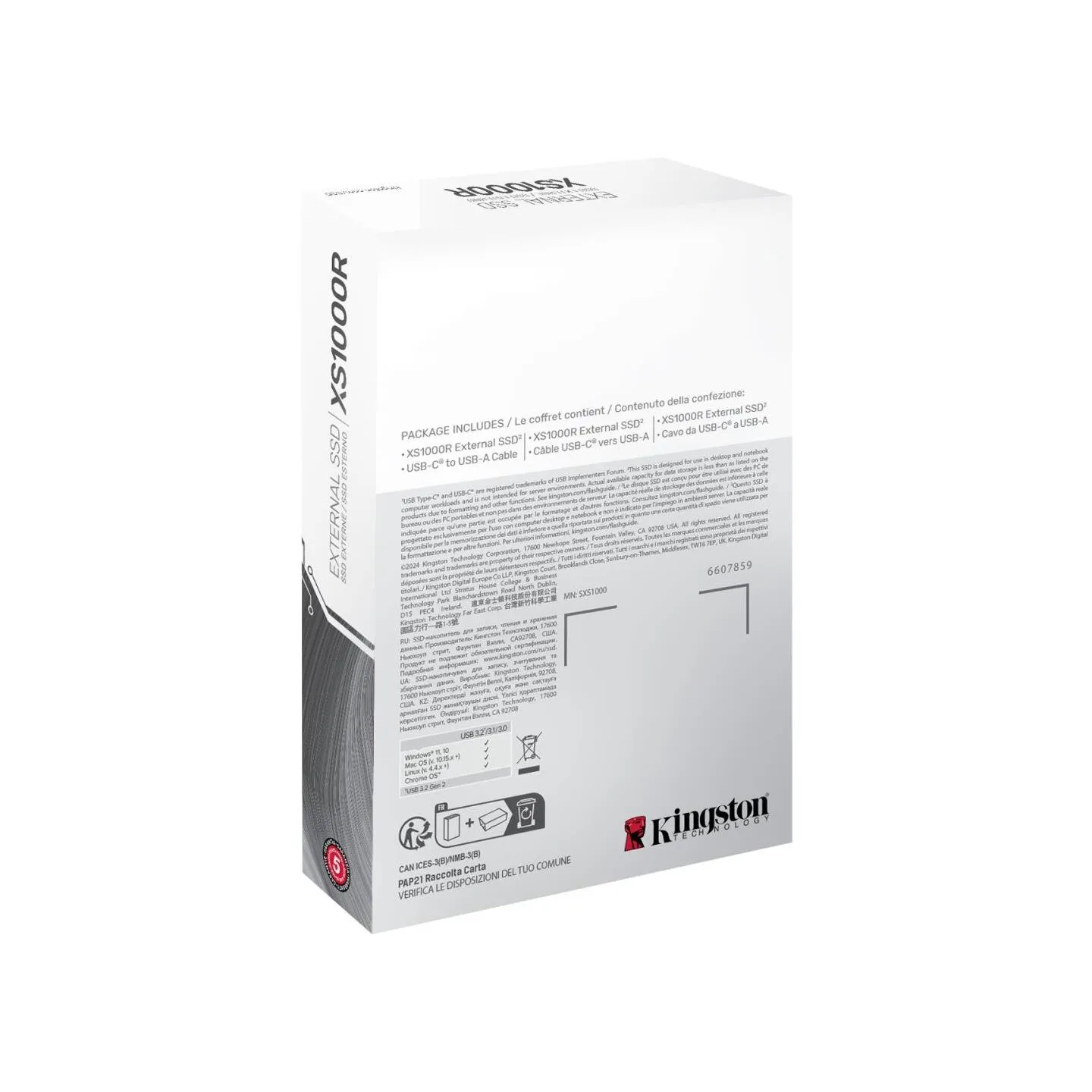 Kingston XS1000 2TB SSD Pocket-Sized USB