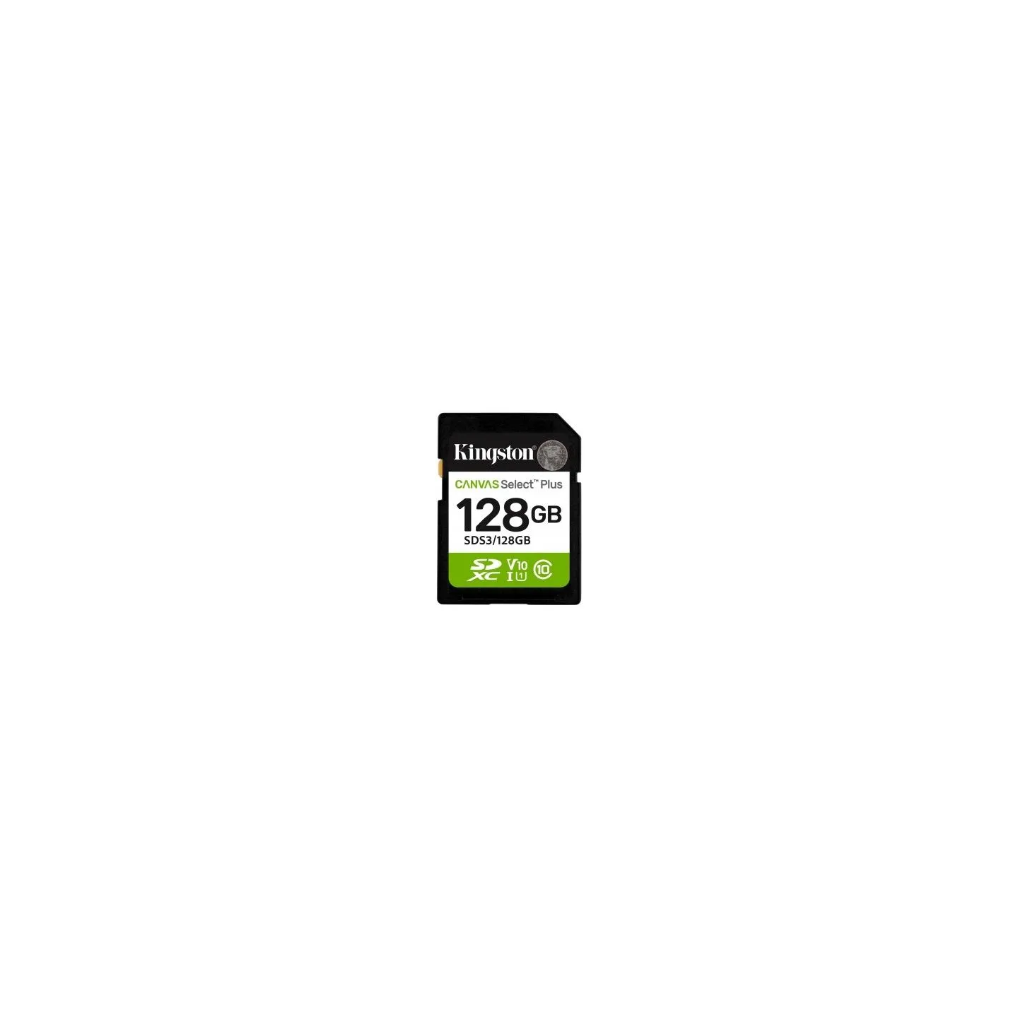 Kingston 128GB SDXC Canvas Select Plus Gen3 150MB/s C10 UHS-I U1 V10