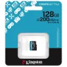 Kingston 128GB microSDXC Canvas Go Plus Gen4 200R A2 U3 Single Pack w/o ADP