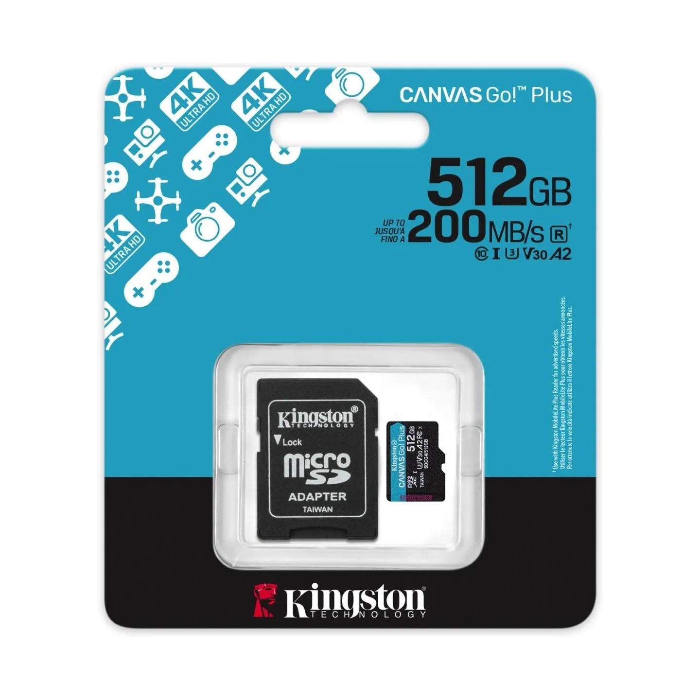 Kingston 512GB microSDXC + Adapter