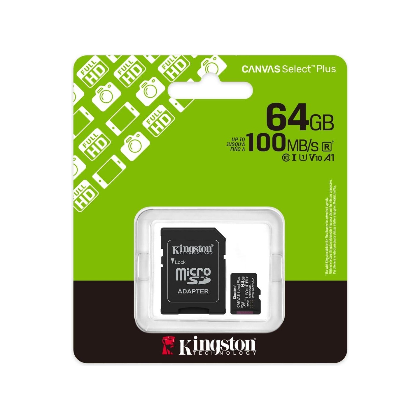Kingston 64GB microSDXC Canvas Select