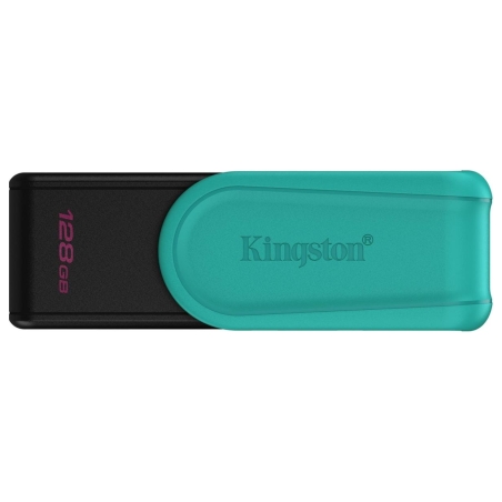 Kingston 128GB Portable USB 3.2 Gen 1 DataTraveler Exodia S (Black/Turquoise)