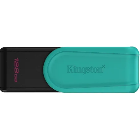 Kingston 128GB Portable USB 3.2 Gen 1 DataTraveler Exodia S (Black/Turquoise)