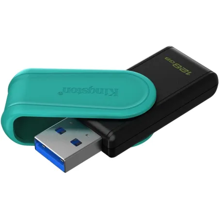 Kingston 128GB Portable USB 3.2 Gen 1 DataTraveler Exodia S (Black/Turquoise)