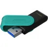 Kingston 128GB Portable USB 3.2 Gen 1 DataTraveler Exodia S (Black/Turquoise)