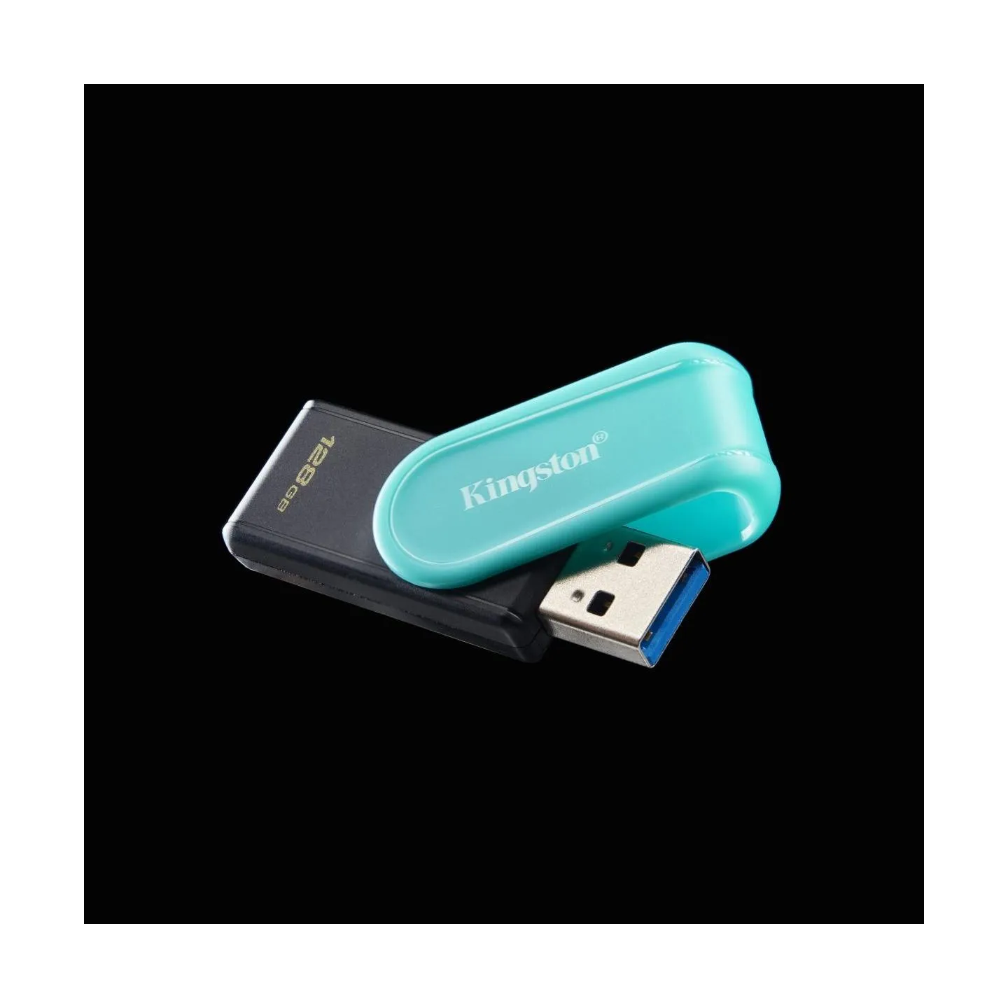 Kingston 128GB Portable USB 3.2 Gen 1 DataTraveler Exodia S (Black/Turquoise)