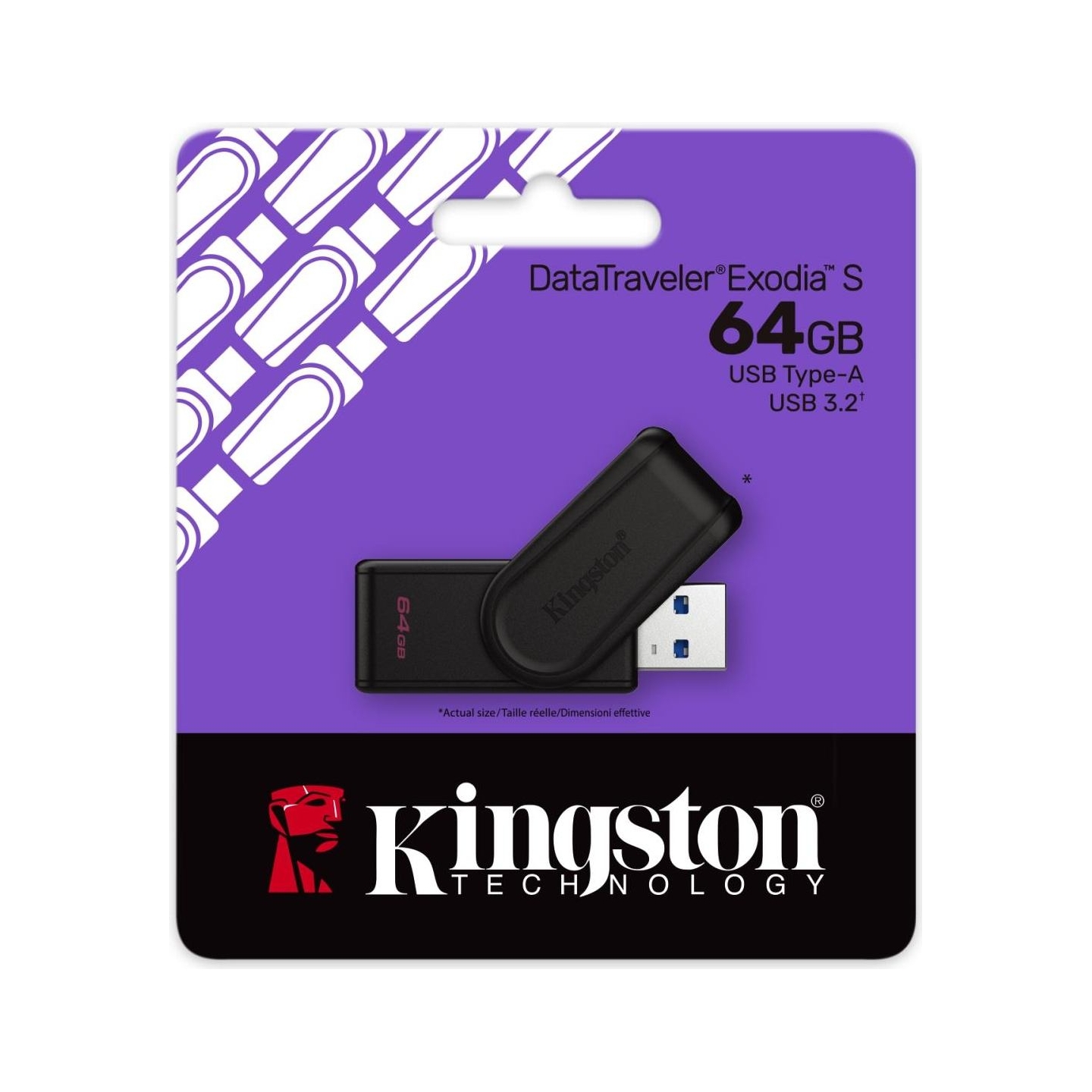 Kingston 64GB Portable USB Black