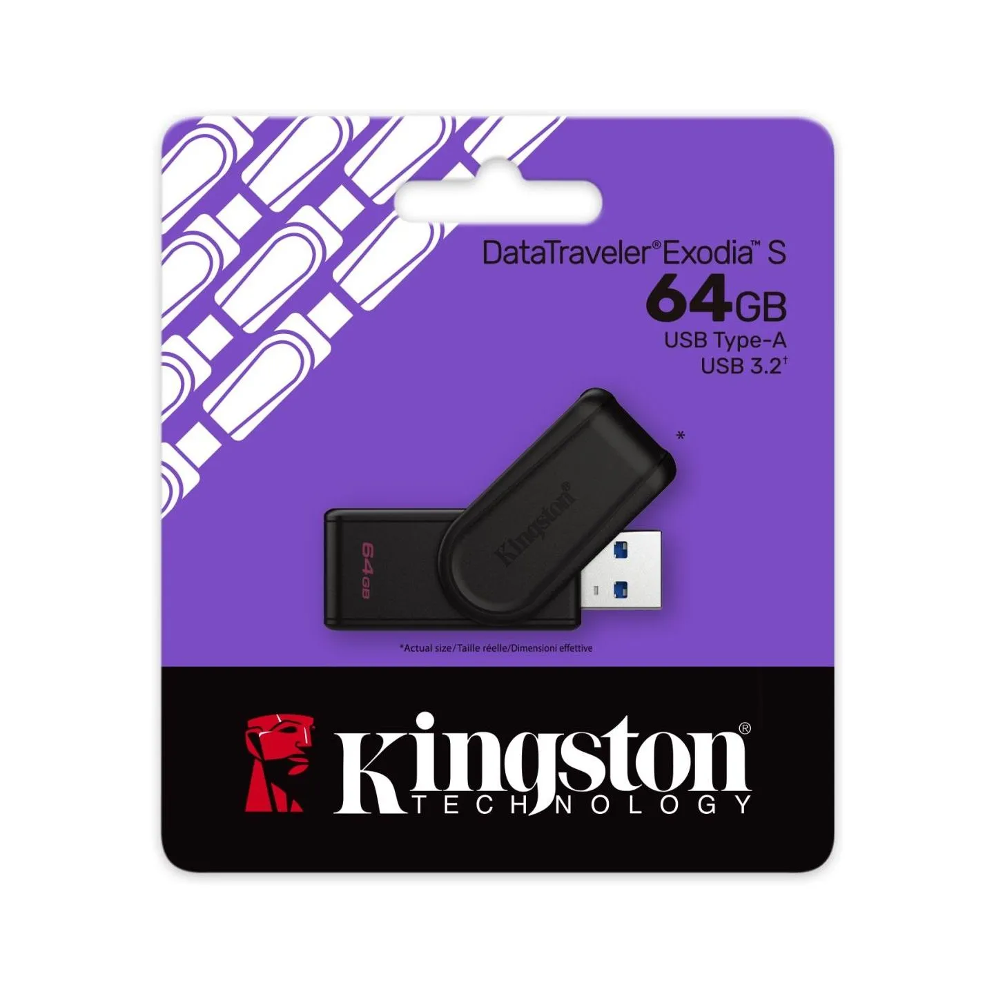 Kingston 64GB Portable USB Black