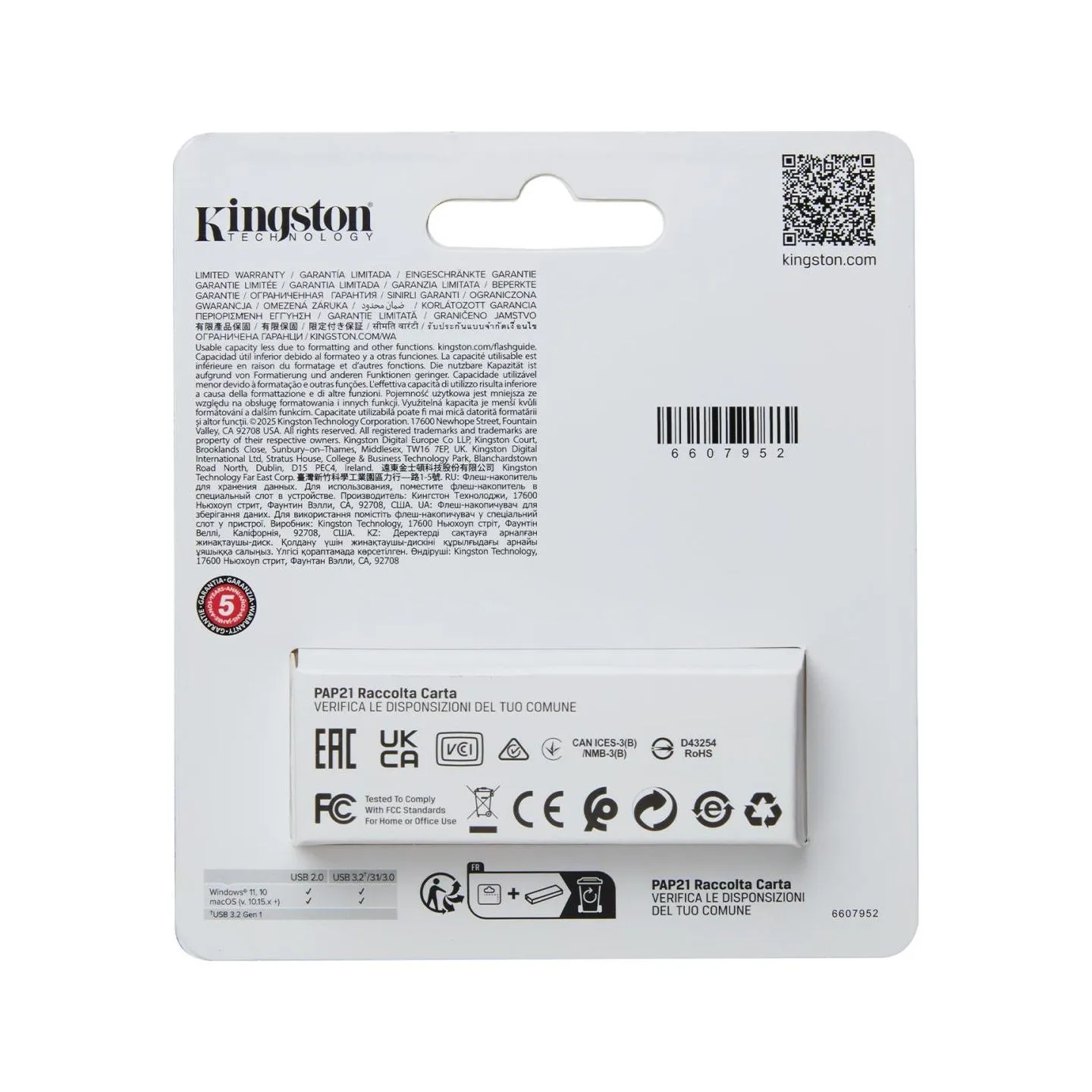 Kingston 64GB Portable USB Black