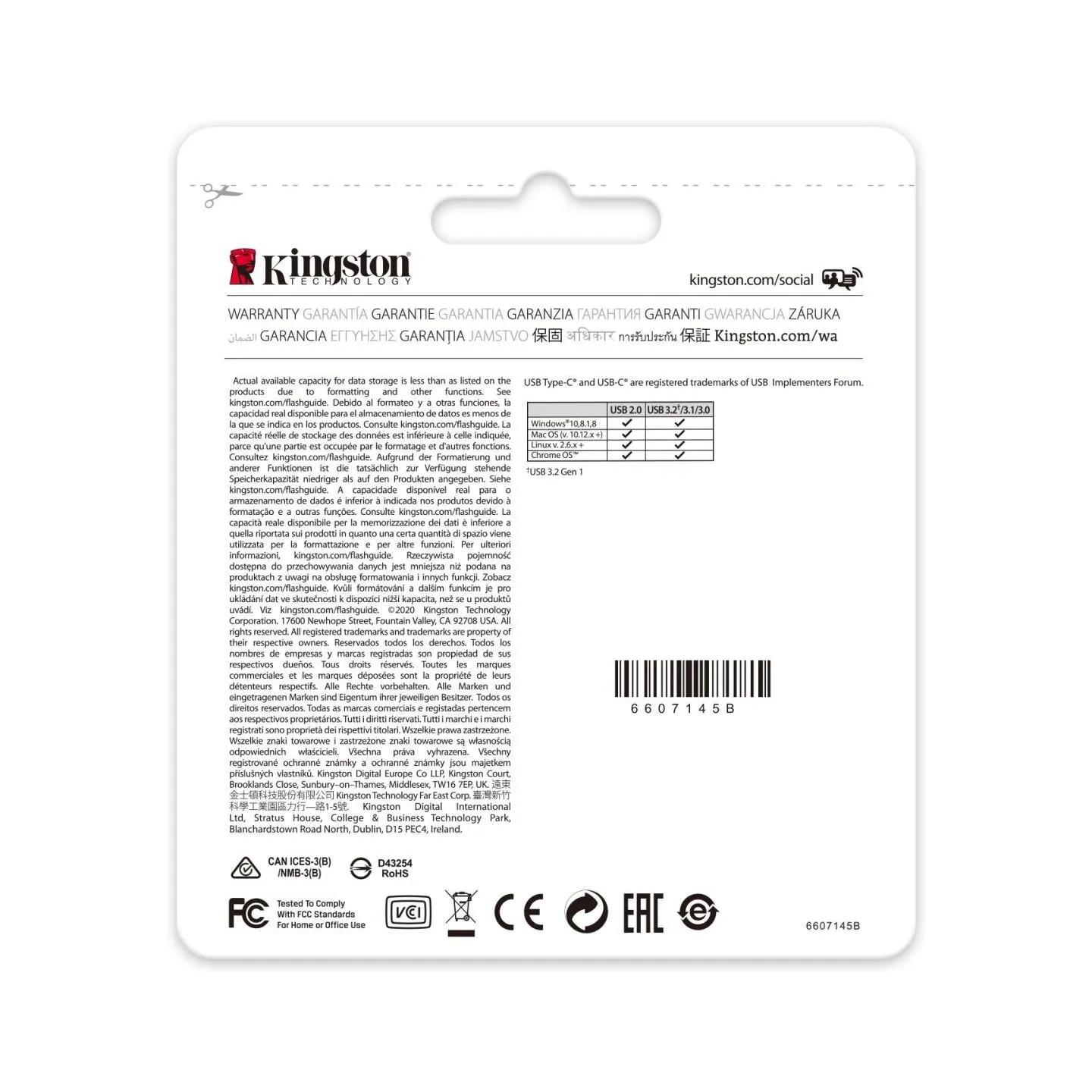 Kingston 128GB USB-C 3.2 Gen1 DT 70