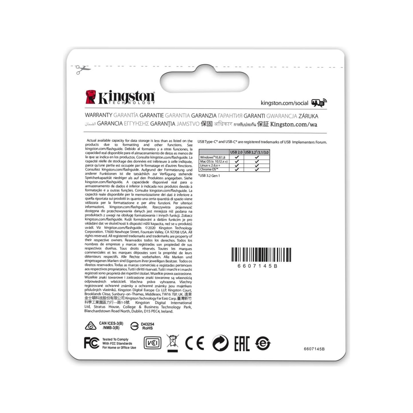 Kingston 128GB DataTraveler microDuo 3C 200MB/s dual USB-A + USB-C