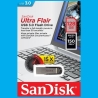 Sandisk Ultra Flair 128GB, USB 3.0 Flash Drive, 150MB/s read