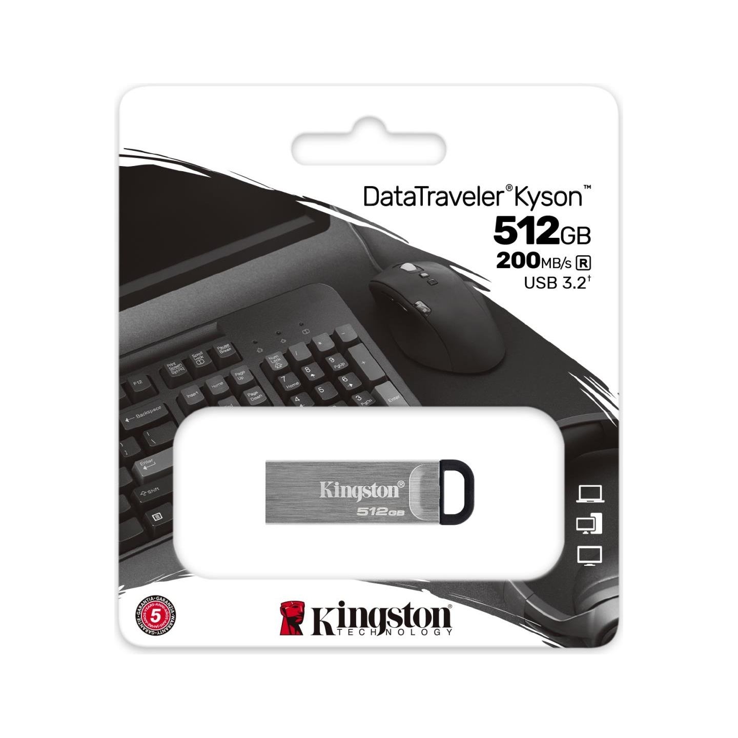 Kingston Pendrive Kyson DTKN/512 USB 3.2 Gen1