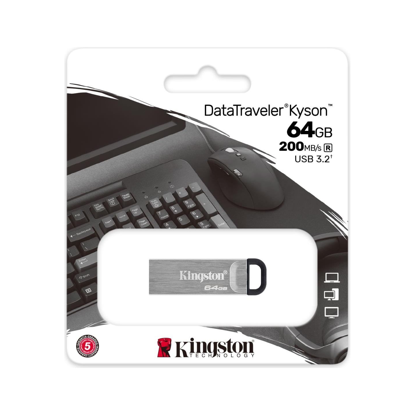 Kingston 64GB USB3.2 DT Gen1 Kyson
