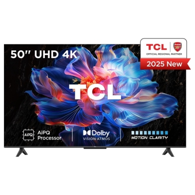 TCL LED 4K TV | 50V6C | 50 | Smart TV | Google TV | UHD | Black