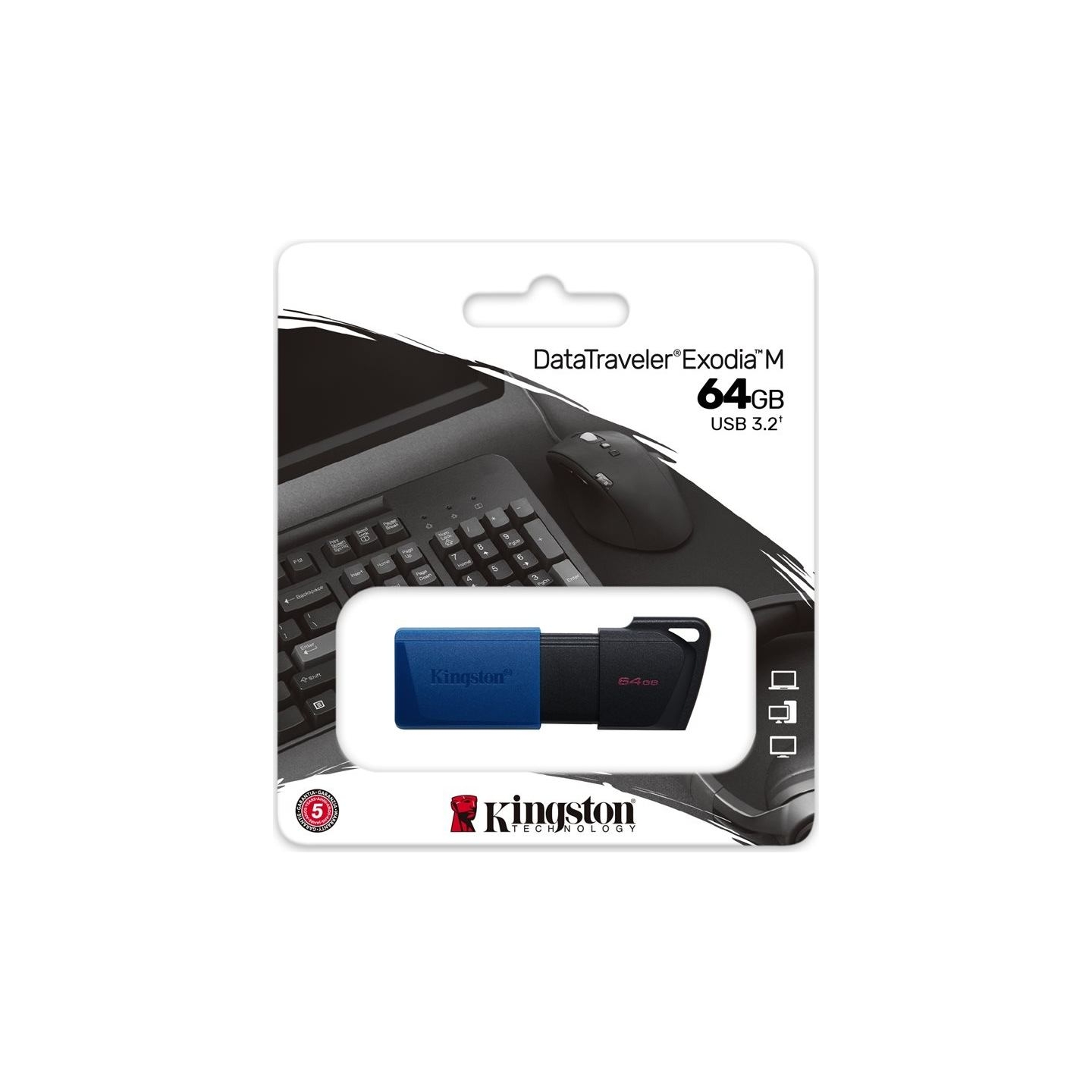 Kingston 64GB DataTraveler Exodia M