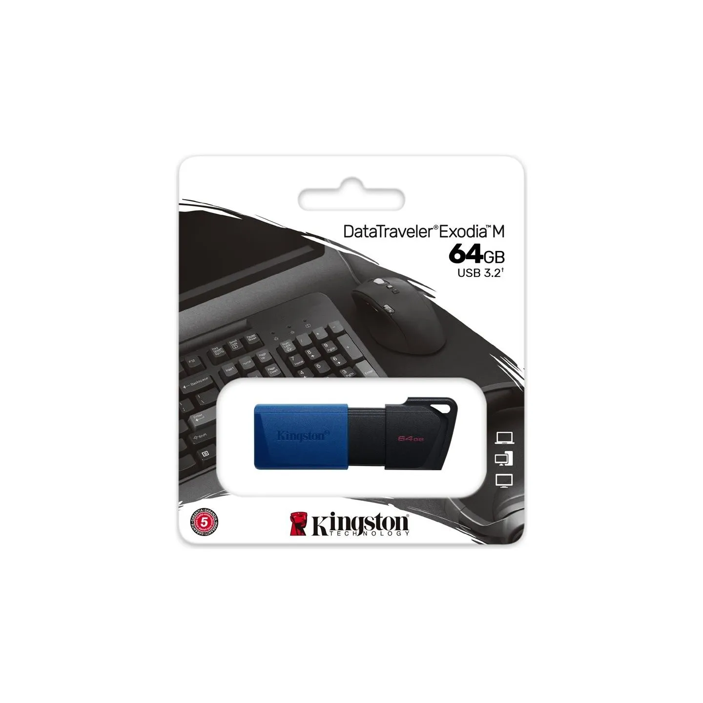 Kingston 64GB DataTraveler Exodia M