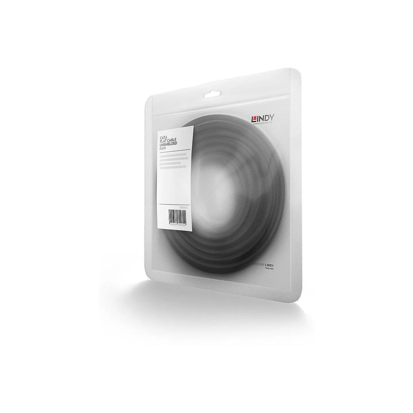 Lindy CABLE CAT6 U/UTP 1M/BLACK 47521 LINDY
