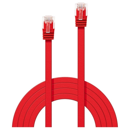Lindy CABLE CAT6 U/UTP 5M/RED 47514 LINDY