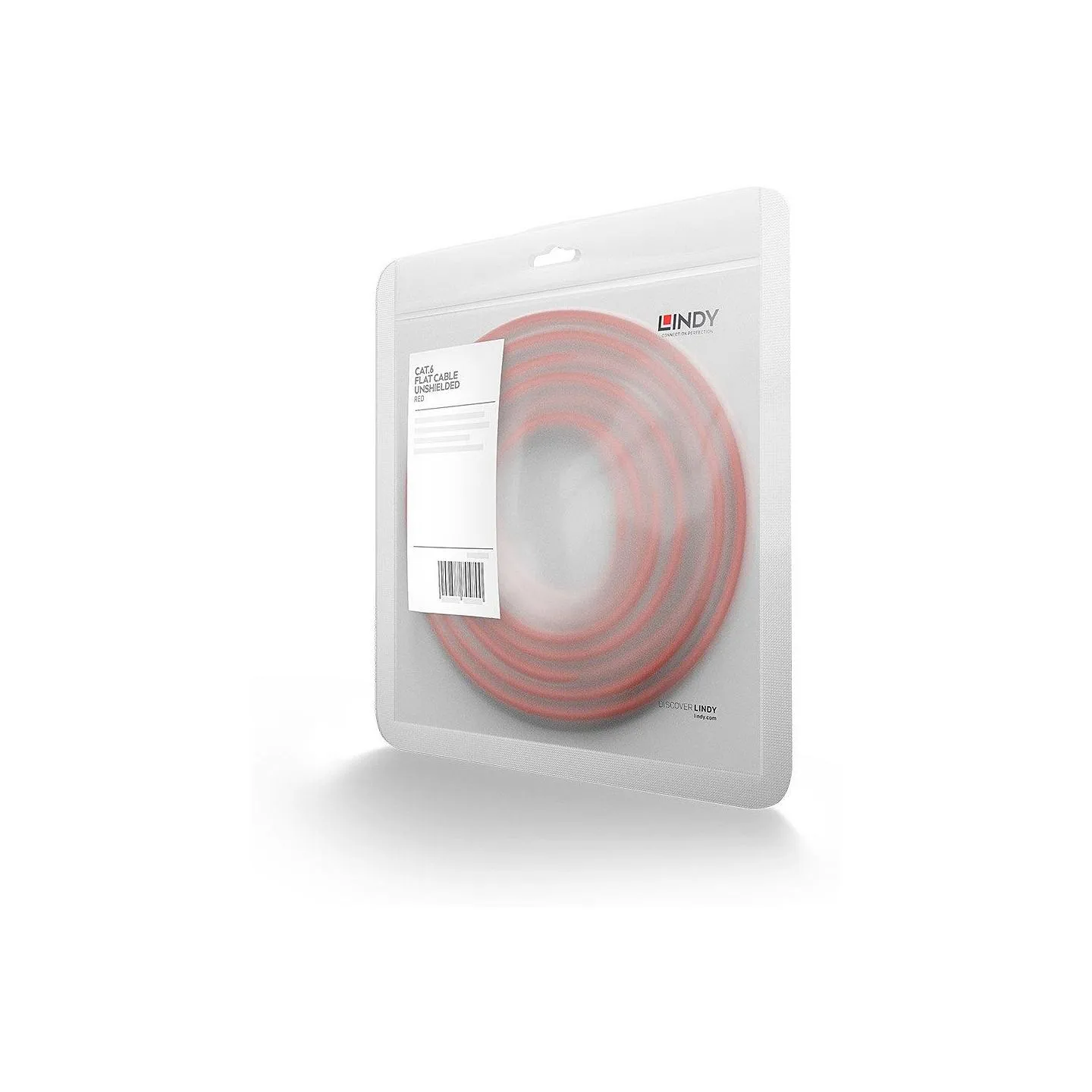 Lindy CABLE CAT6 U/UTP 5M/RED 47514 LINDY