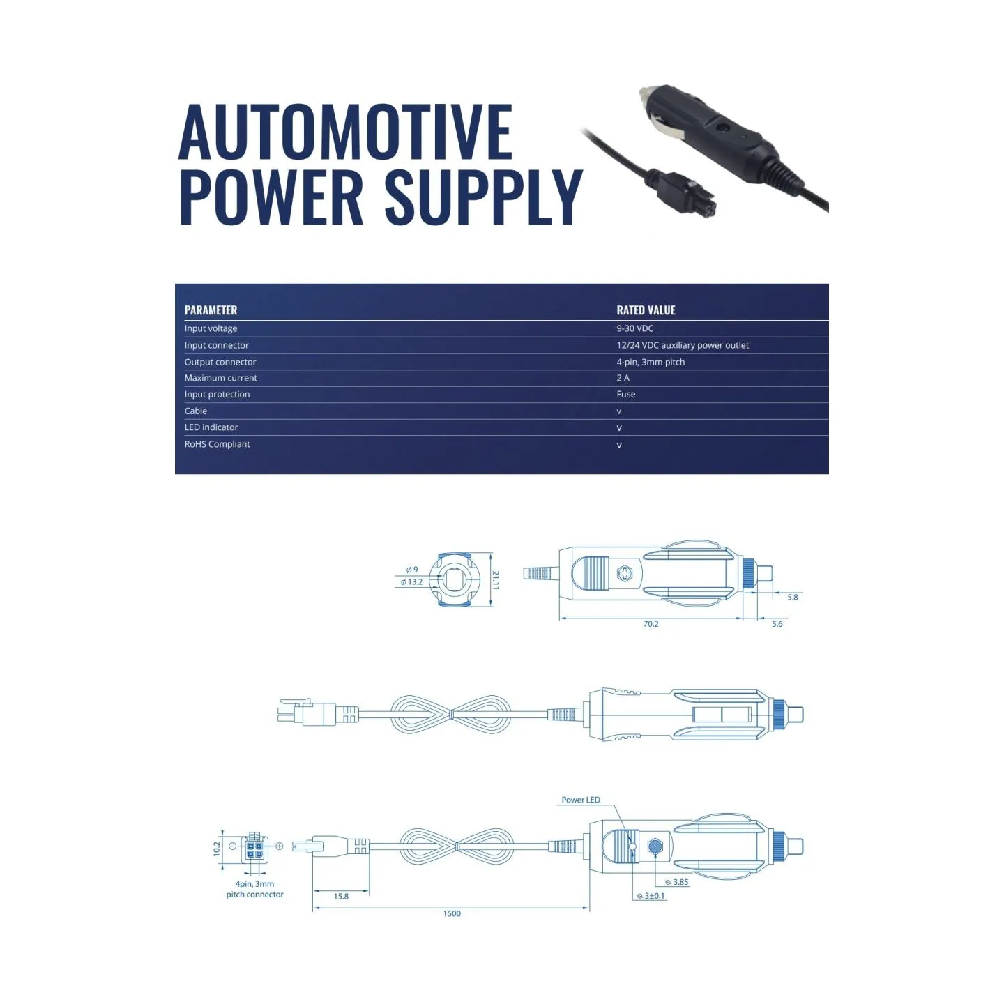 Teltonika AUTOMOTIVE POWER SUPPLY