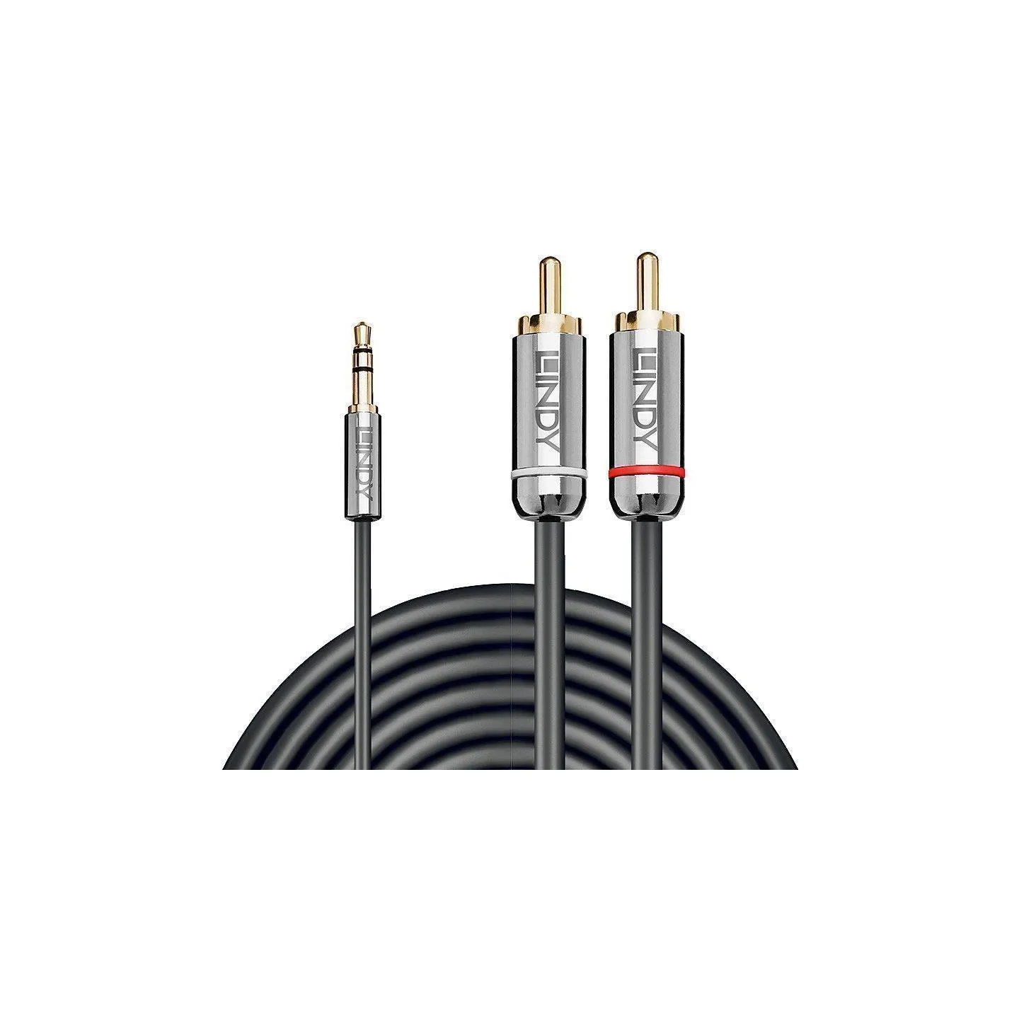 Lindy CABLE AUDIO 3.5MM TO PHONO/0.5M 35332 LINDY