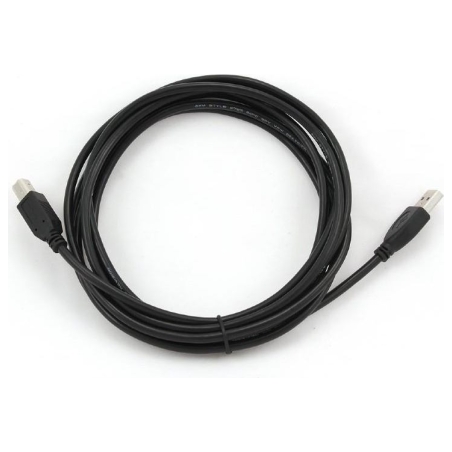 Gembird CABLE USB2 AM-BM 3M/BLACK CCP-USB2-AMBM-10 GEMBIRD