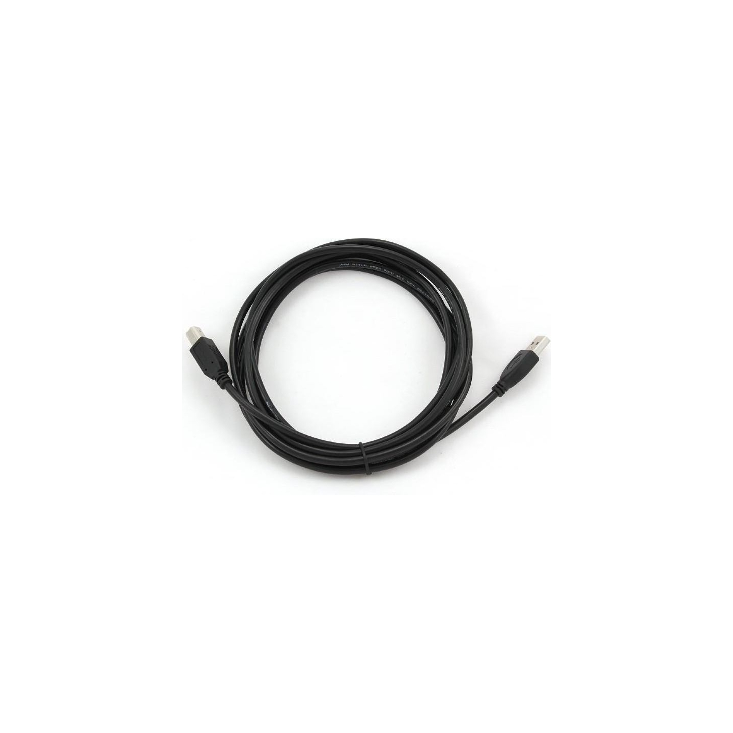 Gembird CABLE USB2 AM-BM 3M/BLACK CCP-USB2-AMBM-10 GEMBIRD