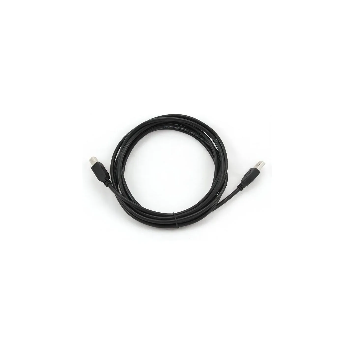 Gembird CABLE USB2 AM-BM 3M/BLACK CCP-USB2-AMBM-10 GEMBIRD