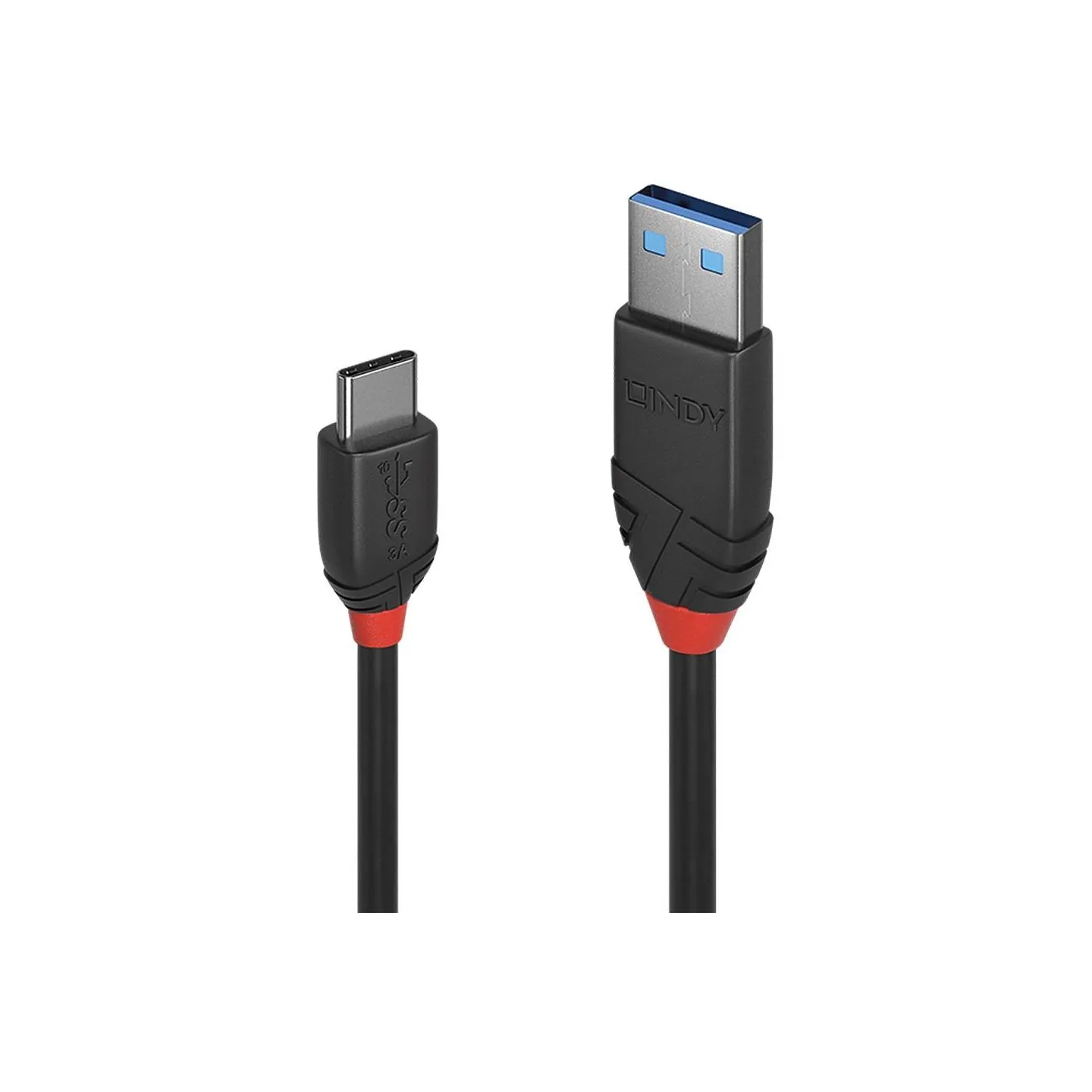 Lindy CABLE USB3.2 A-C 0.5M/BLACK 36915 LINDY