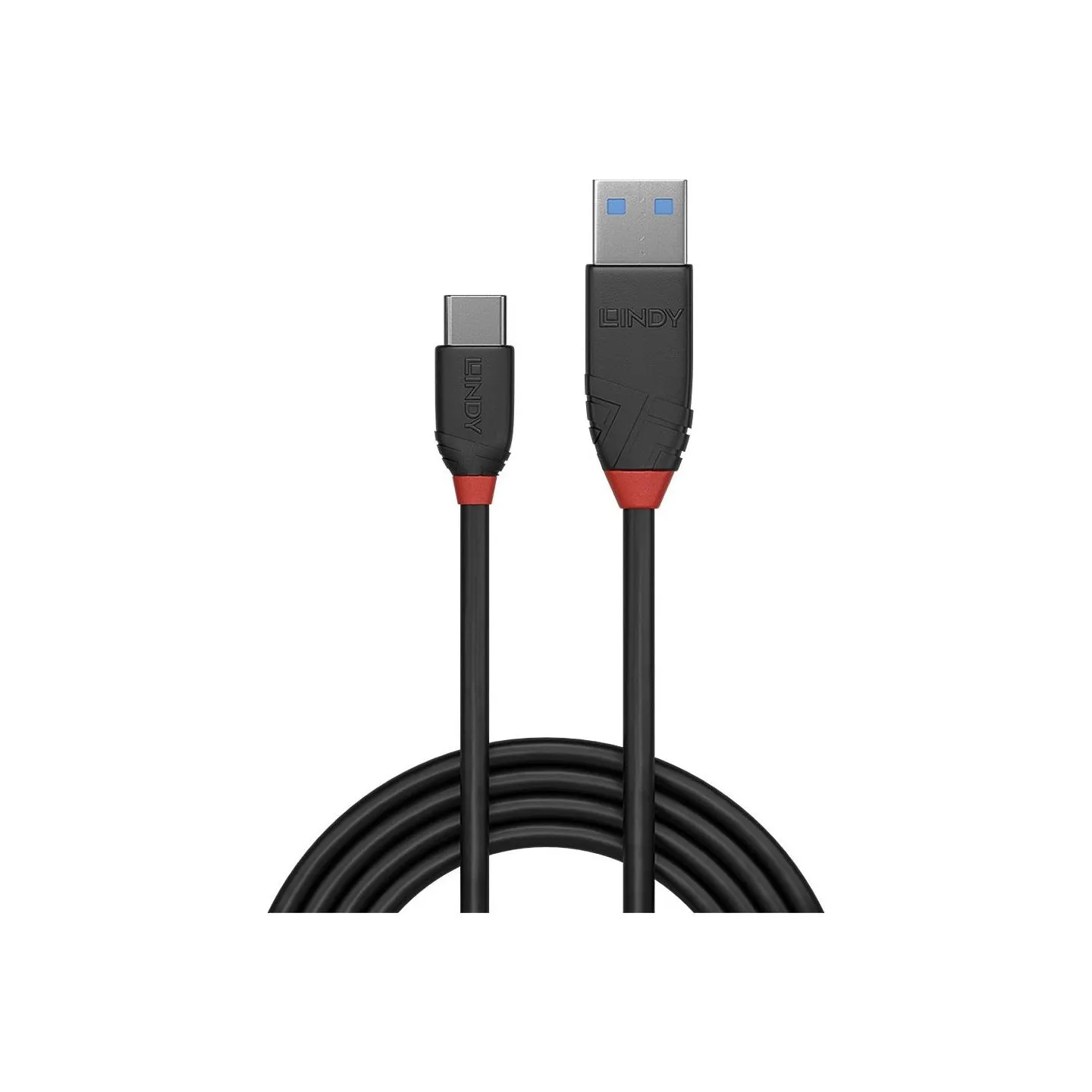 Lindy CABLE USB3.2 A-C 0.5M/BLACK 36915 LINDY